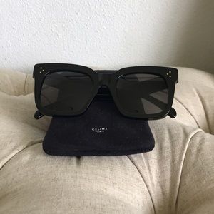 100% Authentic CELINE Paris Tilda Black Sunglasses